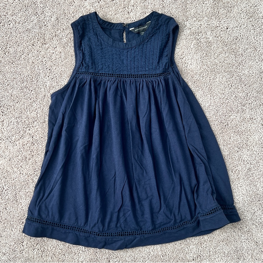 Banana Republic Navy Blouse